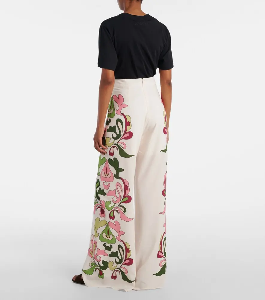 ADRIANA DEGREAS Inamorata printed high-rise wide-leg pants | Thumbnail 2 ADRIANA DEGREAS Inamorata printed high-rise wide-leg pants | Thumbnail 2