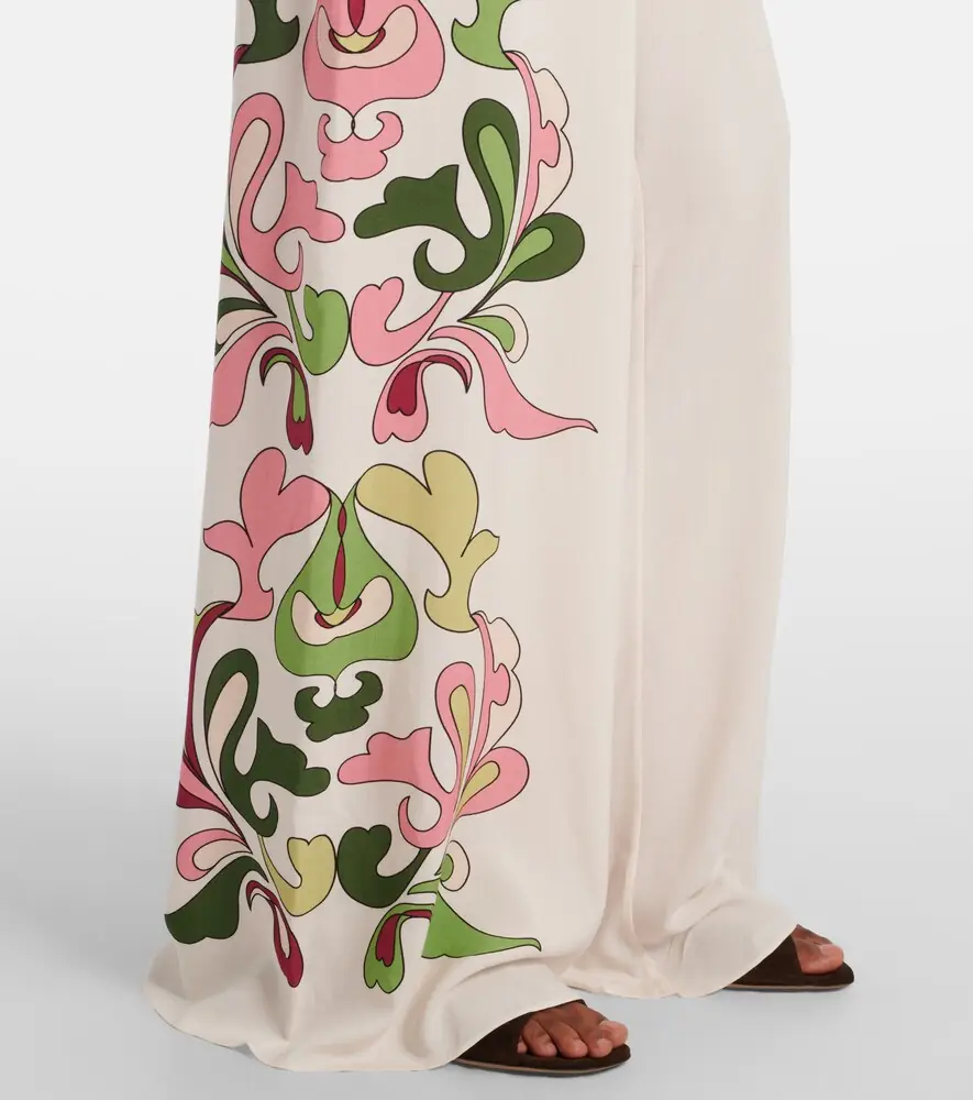 ADRIANA DEGREAS Inamorata printed high-rise wide-leg pants | Thumbnail 3 ADRIANA DEGREAS Inamorata printed high-rise wide-leg pants | Thumbnail 3