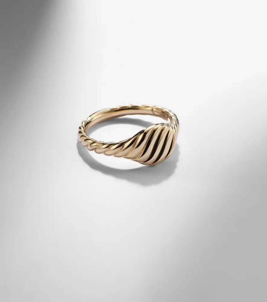 David Yurman Sculpted Cable 18kt gold pinky ring | Thumbnail 5 David Yurman Sculpted Cable 18kt gold pinky ring | Thumbnail 5