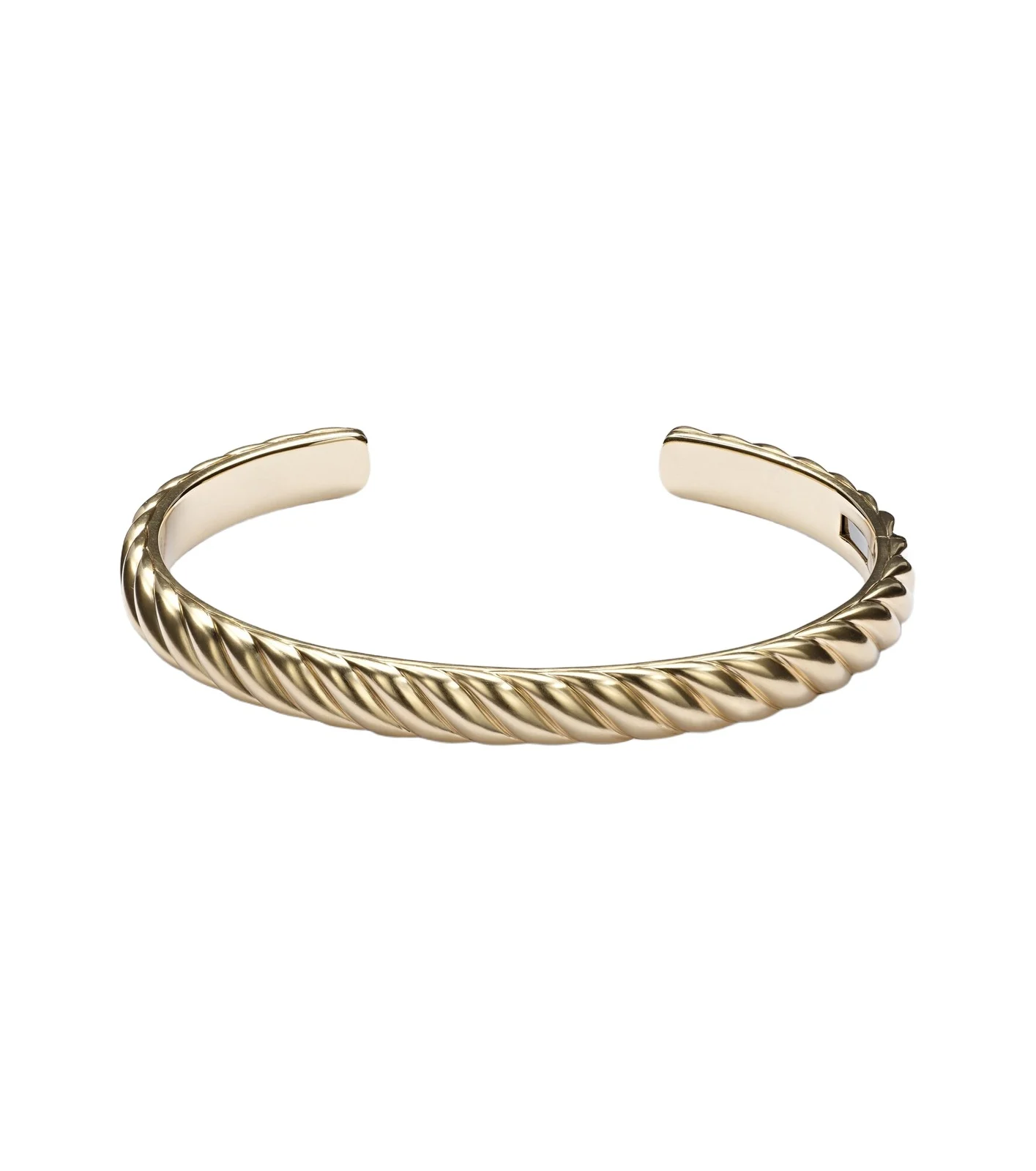 Sculpted Cable 18kt gold cuff bracelet Sculpted Cable 18kt gold cuff bracelet