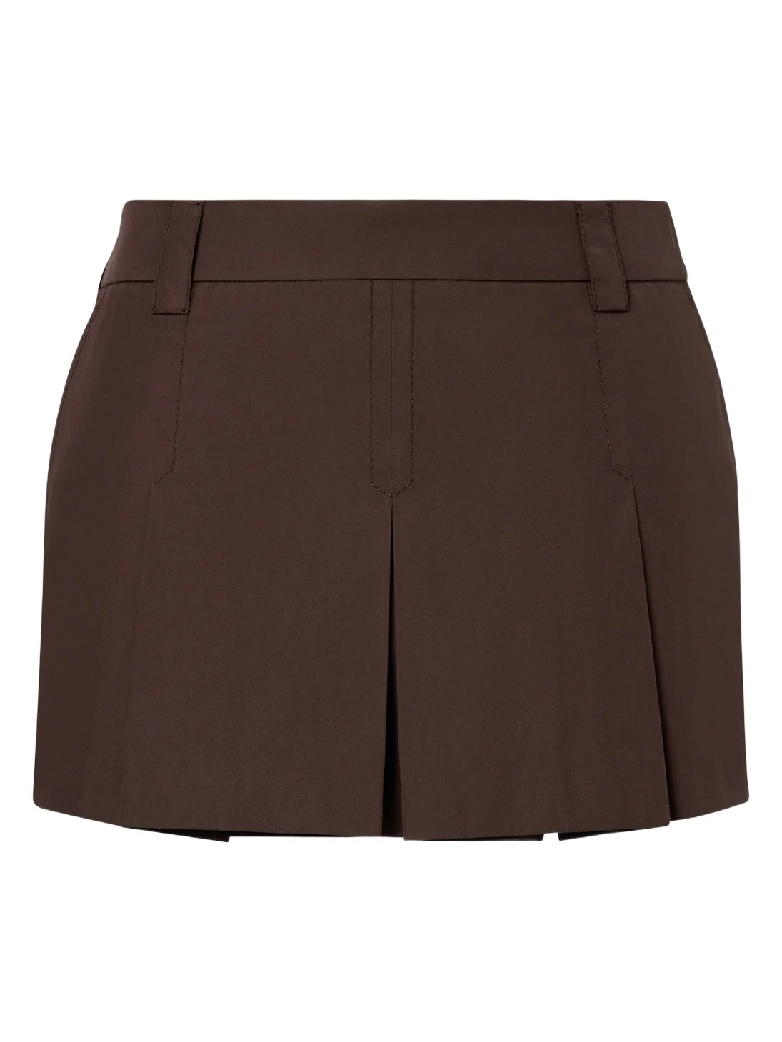 Logo cotton-blend miniskirt Logo cotton-blend miniskirt