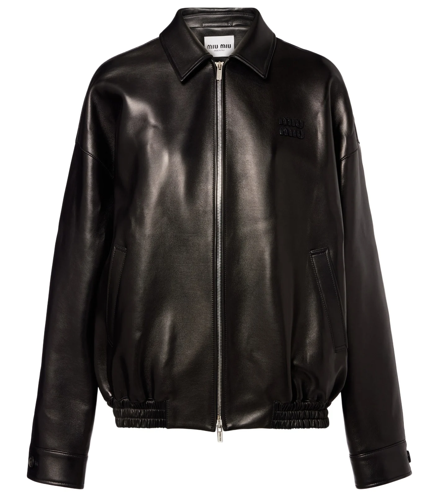 Logo leather jacket Logo leather jacket