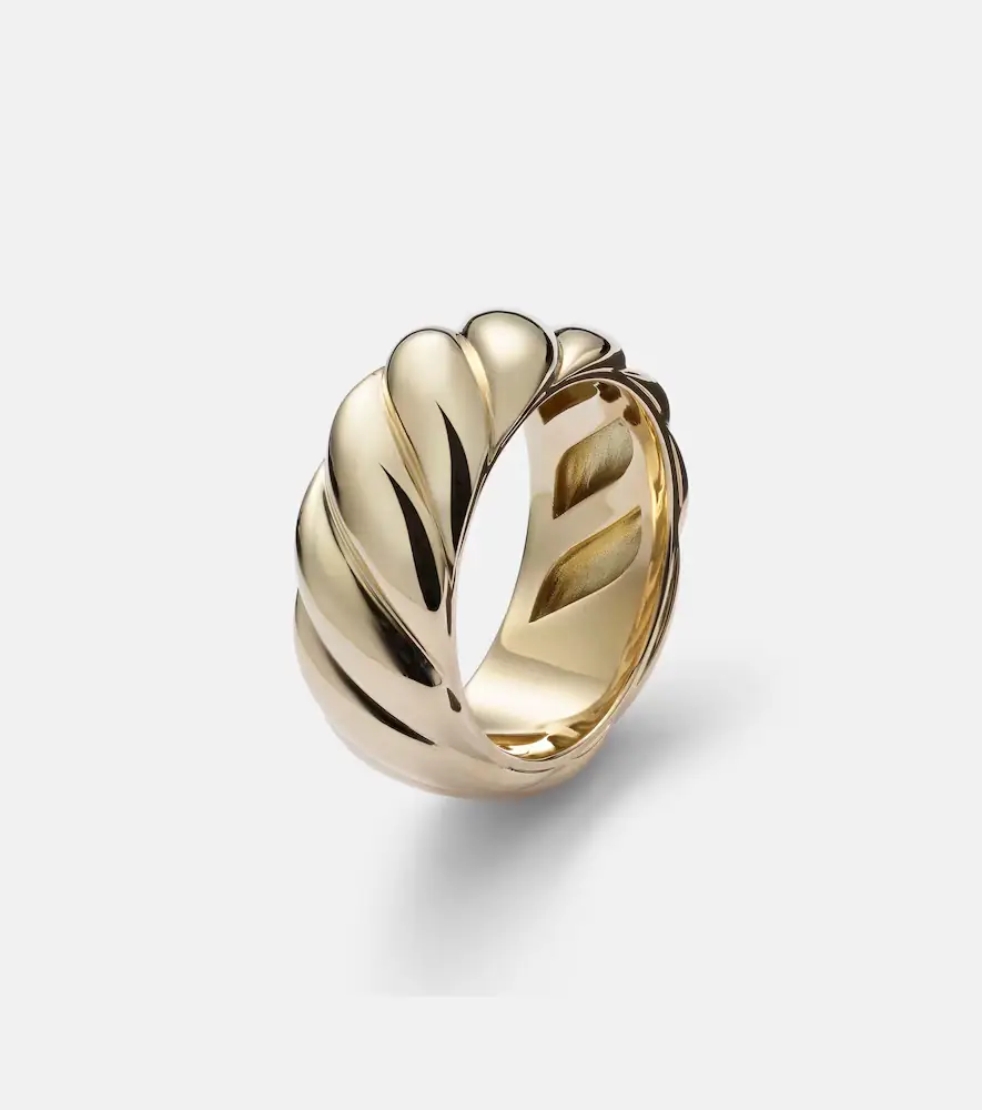 David Yurman Sculpted Cable 18kt gold ring | Thumbnail 2