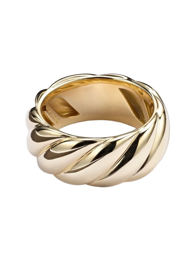 David Yurman Sculpted Cable 18kt gold ring