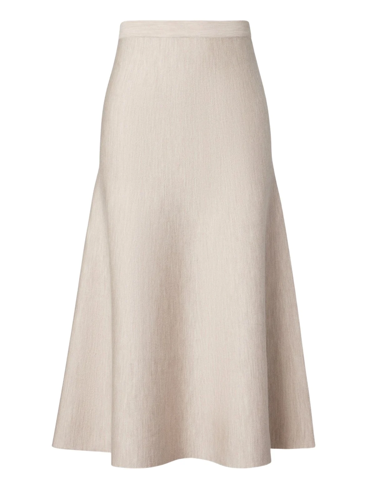 Freddie wool, cashmere, and silk midi skirt