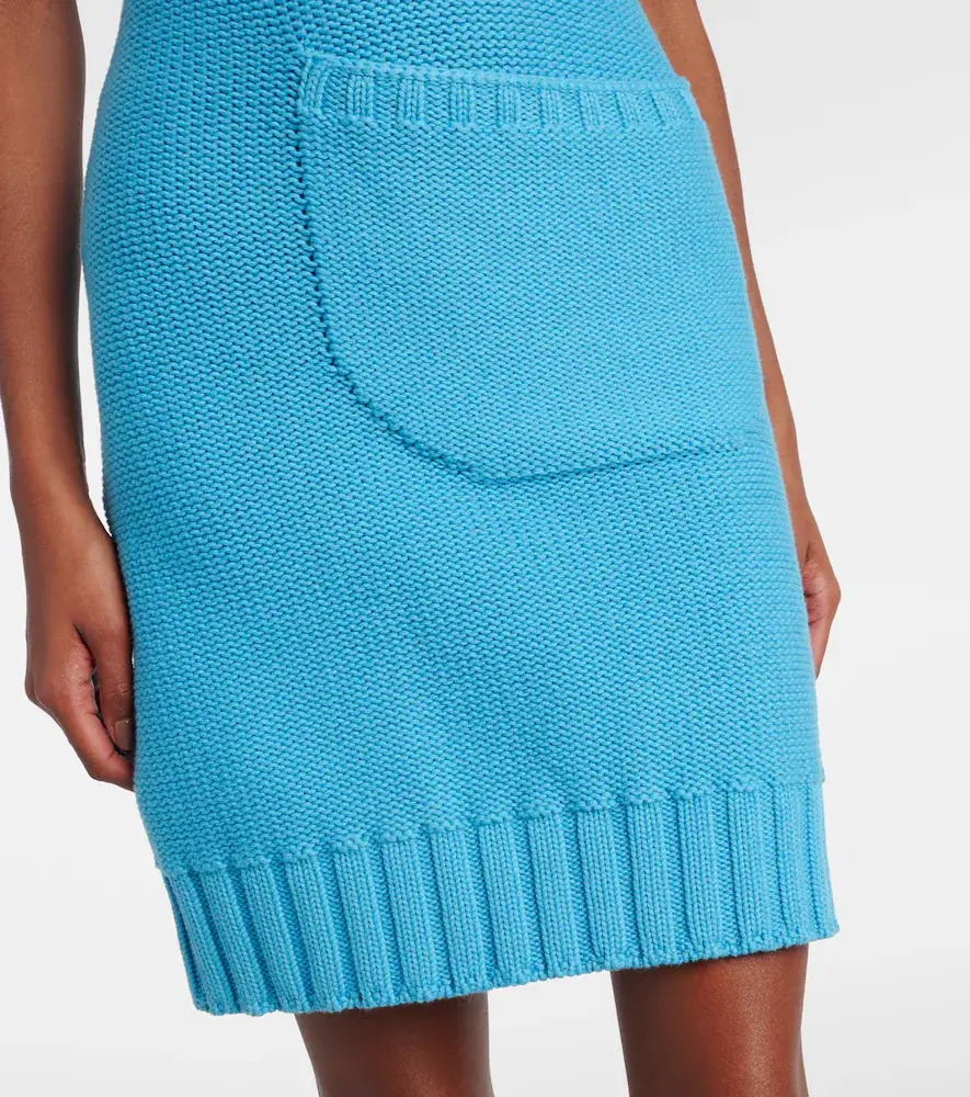 JW Anderson Knitted cotton and wool minidress | Thumbnail 3 JW Anderson Knitted cotton and wool minidress | Thumbnail 3