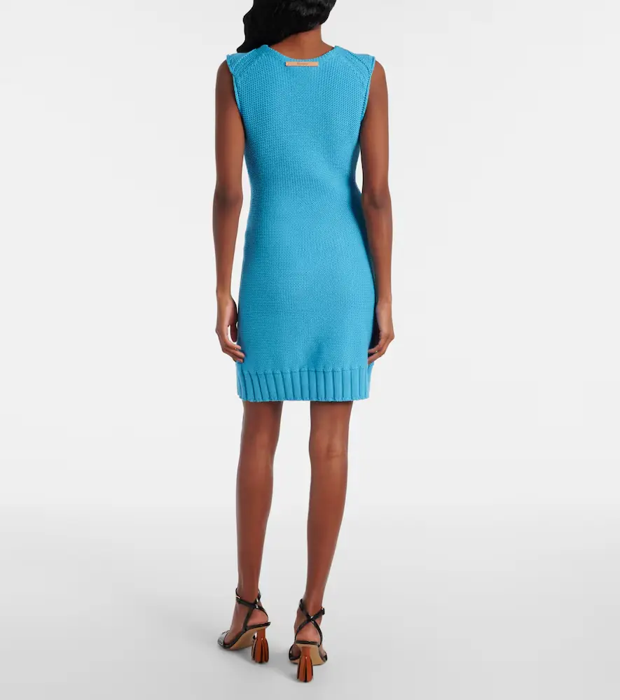 JW Anderson Knitted cotton and wool minidress | Thumbnail 4 JW Anderson Knitted cotton and wool minidress | Thumbnail 4