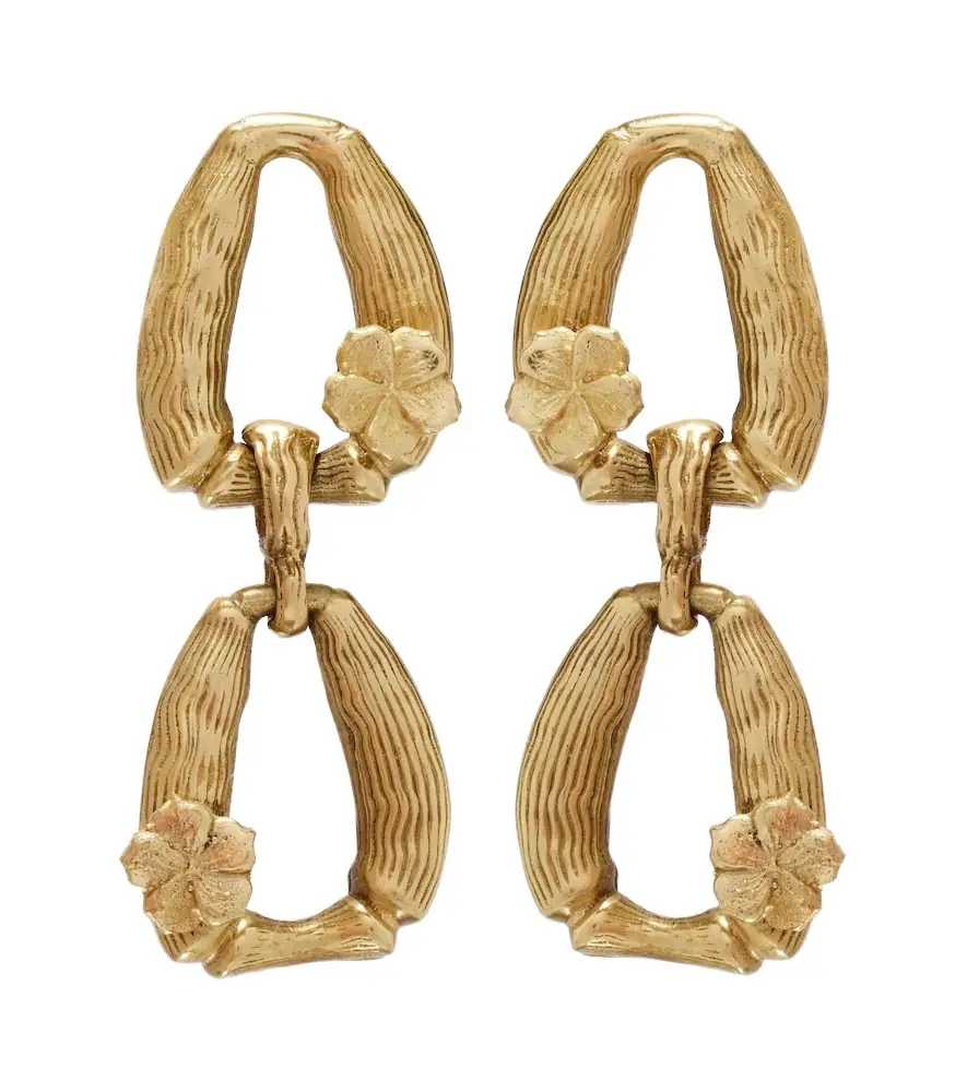 Alemais Alémais Team Spirit gold-plated drop earrings | Image 1 Alemais Alémais Team Spirit gold-plated drop earrings | Image 1