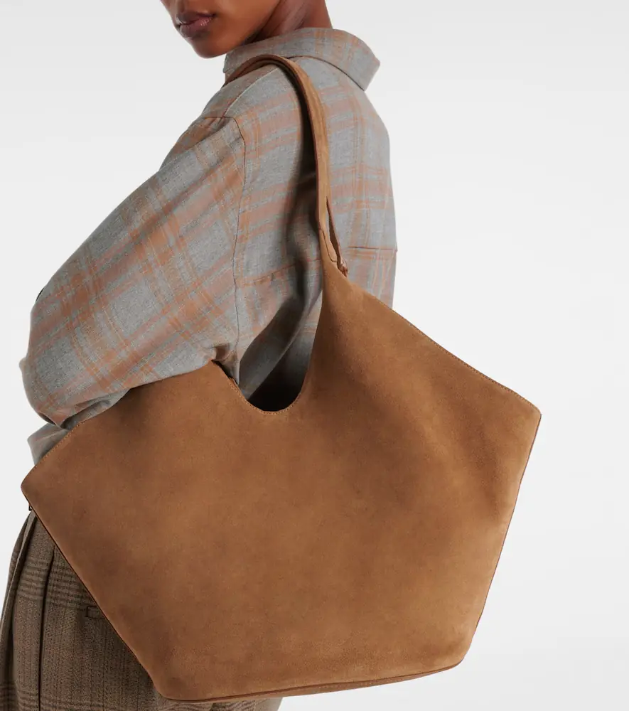 Aesther Ekme Phantom Large suede tote bag | Thumbnail 5
