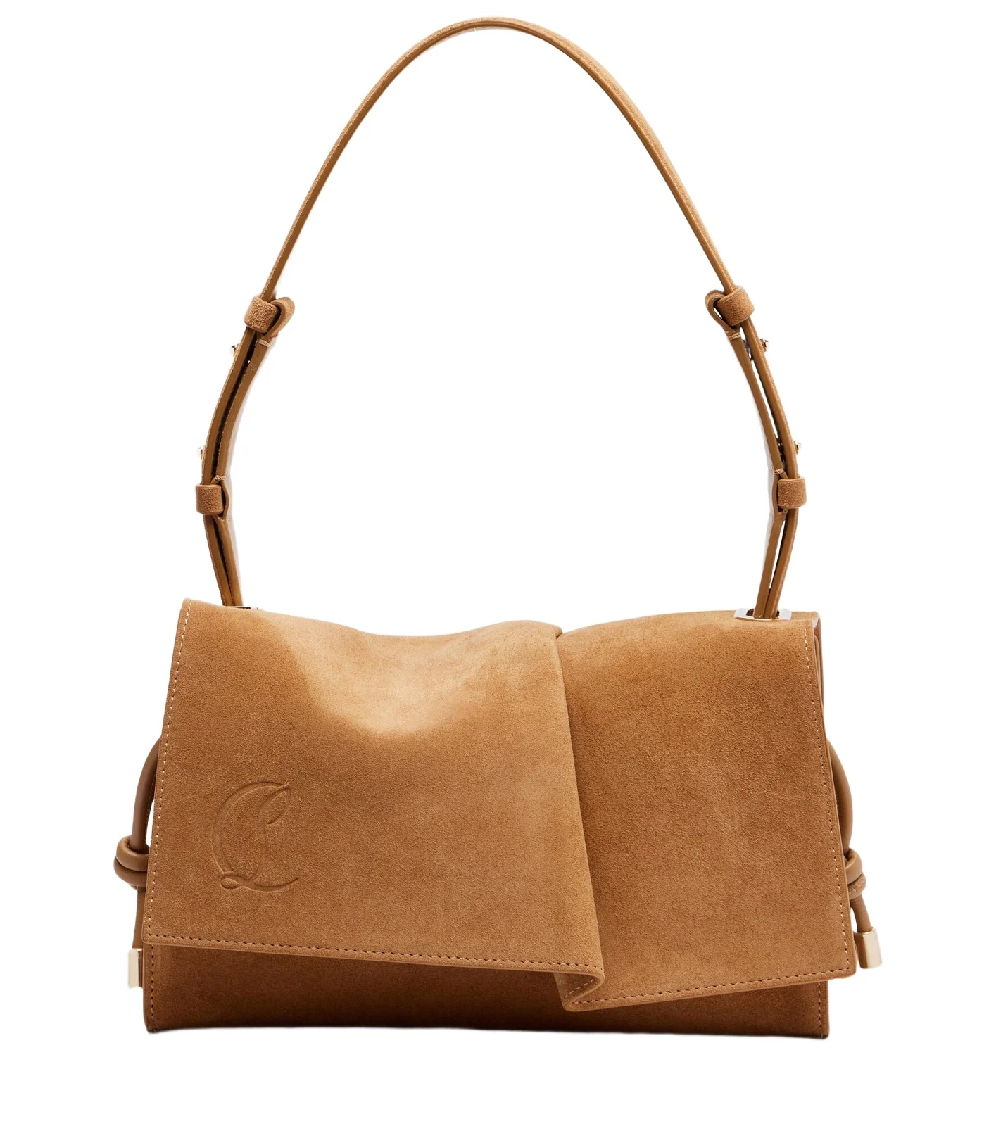 Baggy Small suede shoulder bag