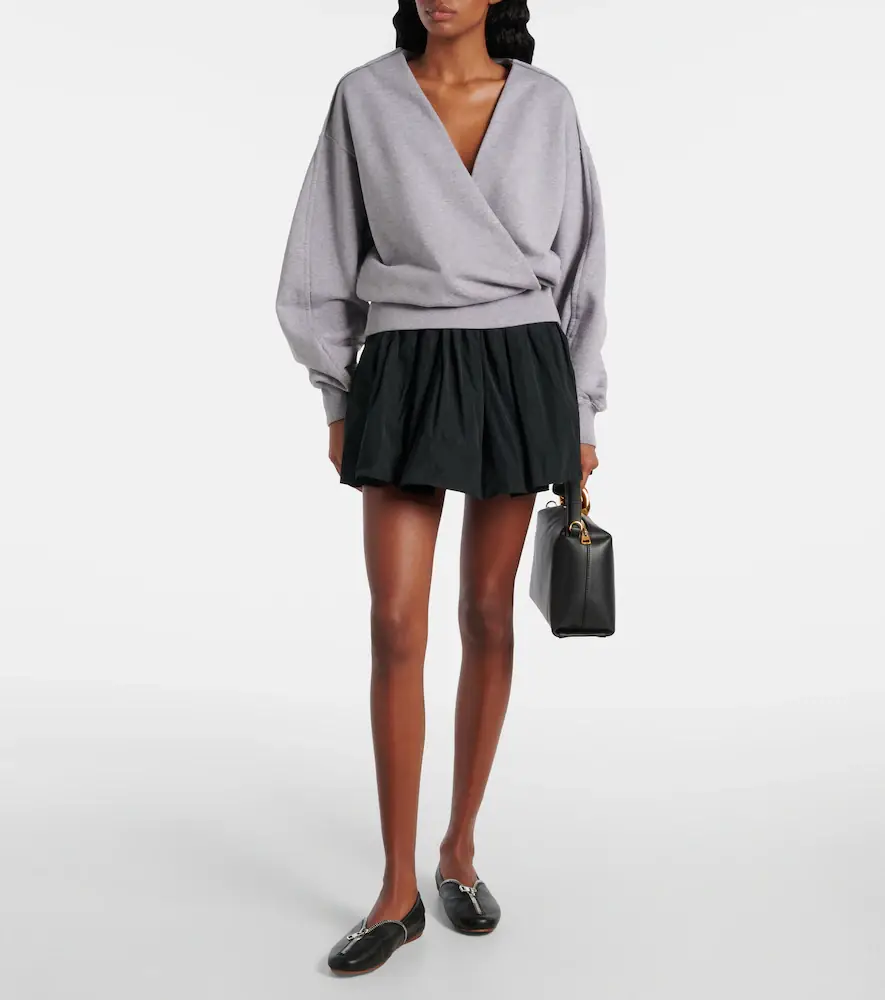 JW Anderson Gathered taffeta skort | Thumbnail 4