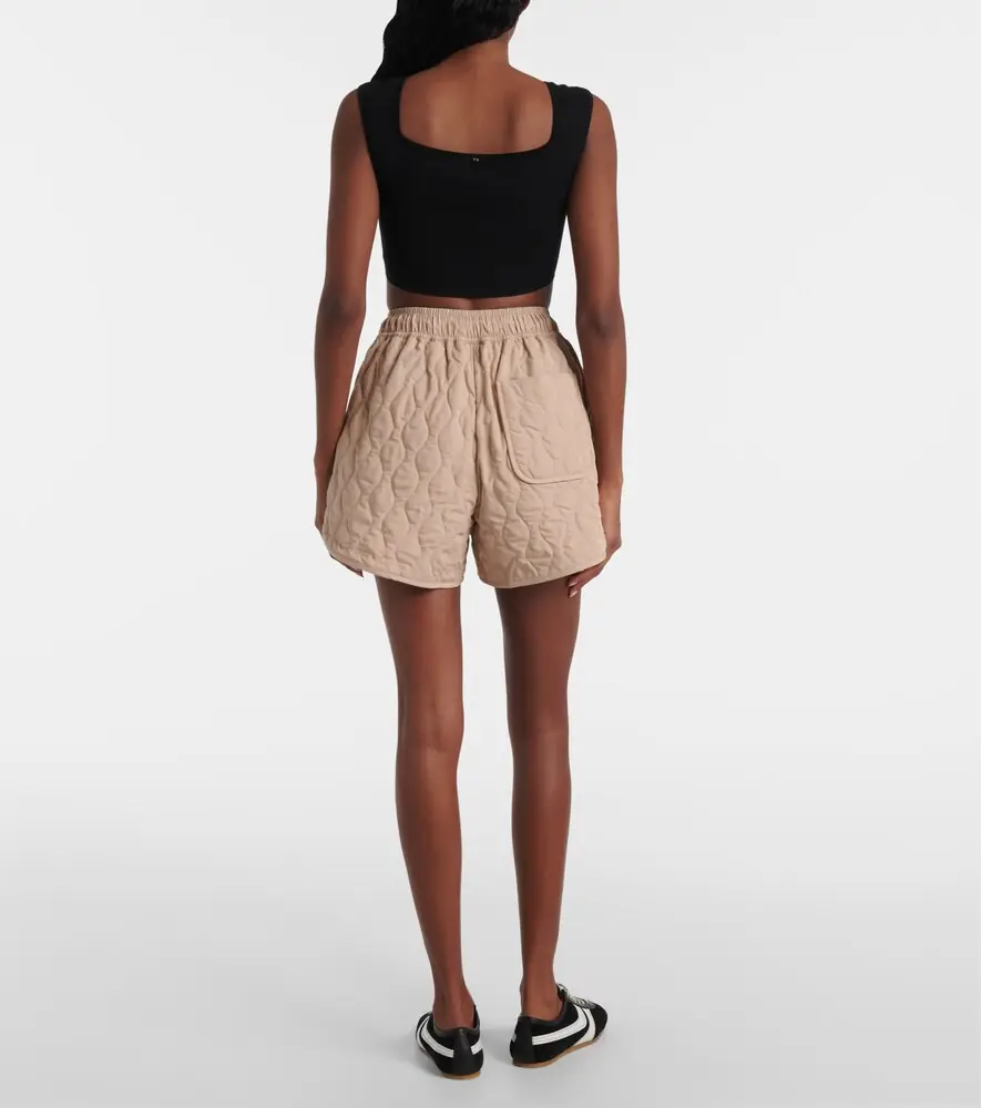 Varley Catrine quilted twill shorts | Thumbnail 3