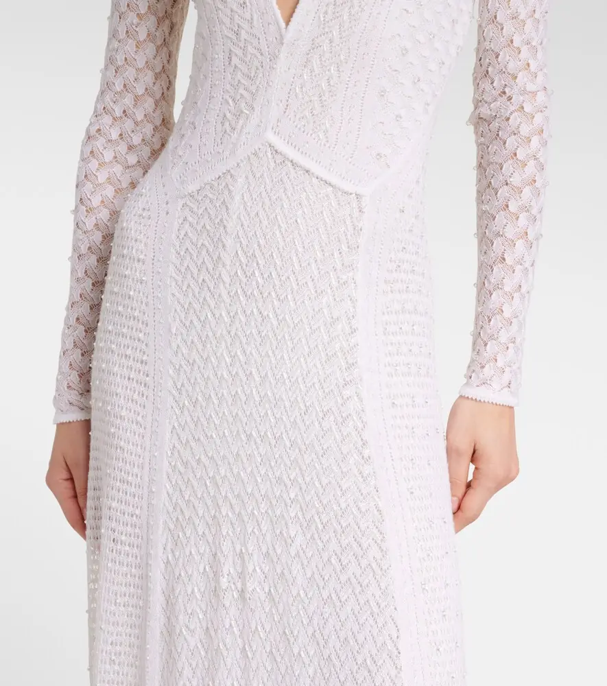 Ralph Lauren Collection Knitted silk and cashmere gown | Thumbnail 4