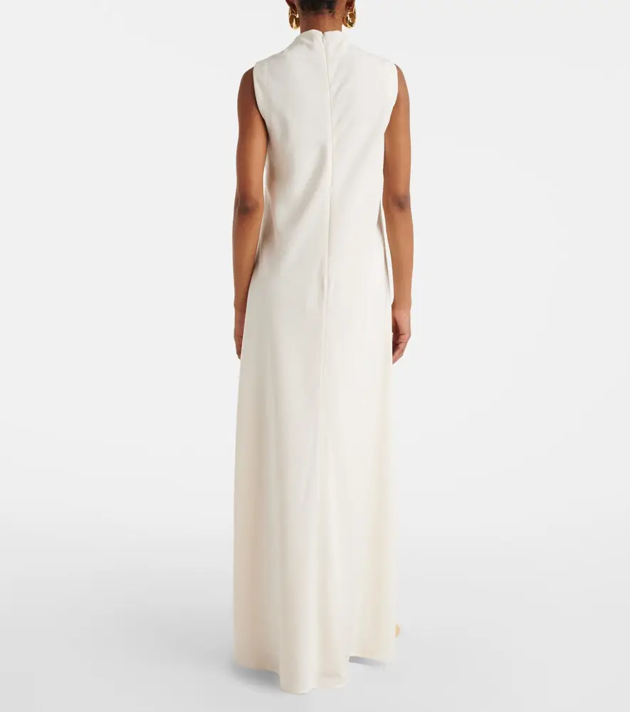 Staud Araya crêpe maxi dress | Thumbnail 3