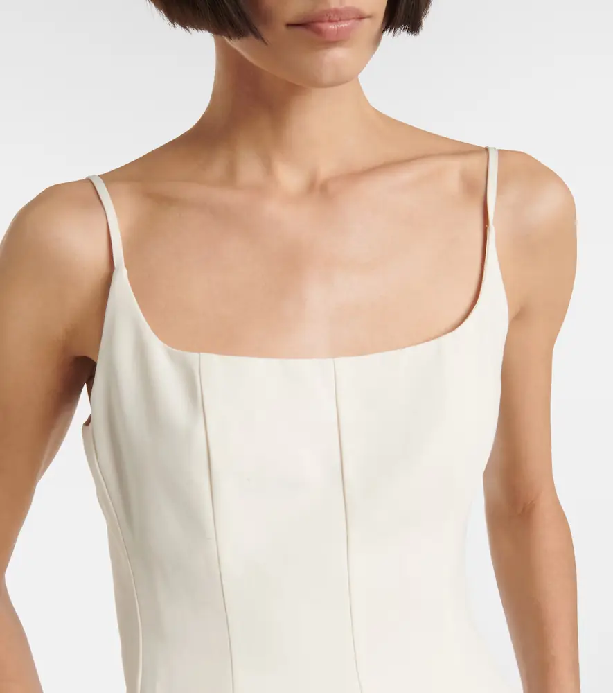Staud Bridal Joy cotton-blend minidress | Thumbnail 4