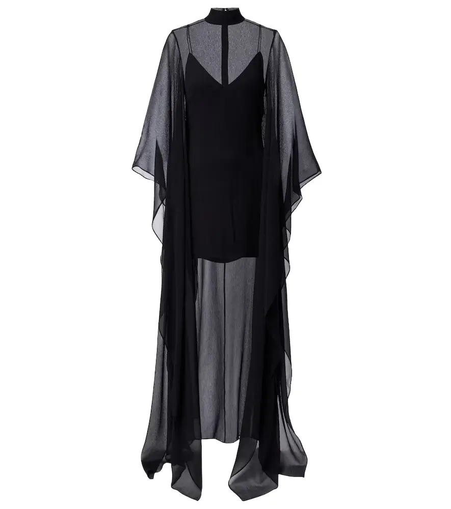 Taller Marmo Lanzarote Garden crêpe chiffon kaftan