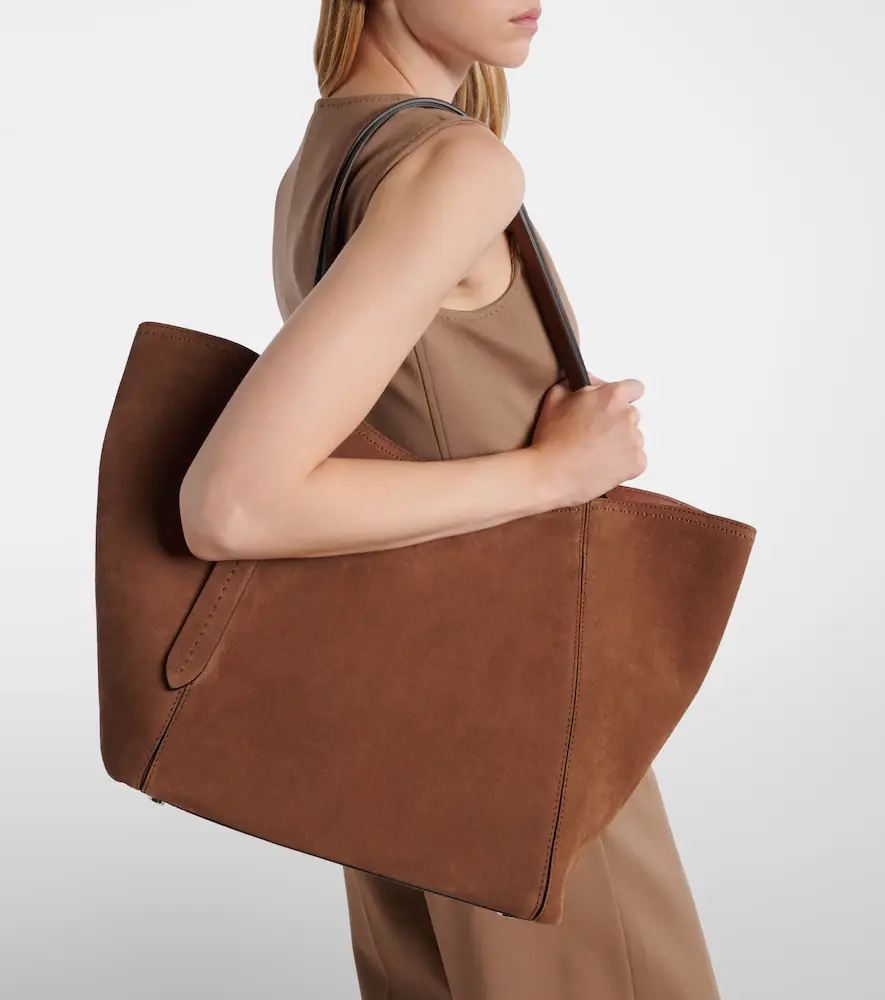 Max Mara Archetipo Large suede tote bag | Thumbnail 4 Max Mara Archetipo Large suede tote bag | Thumbnail 4