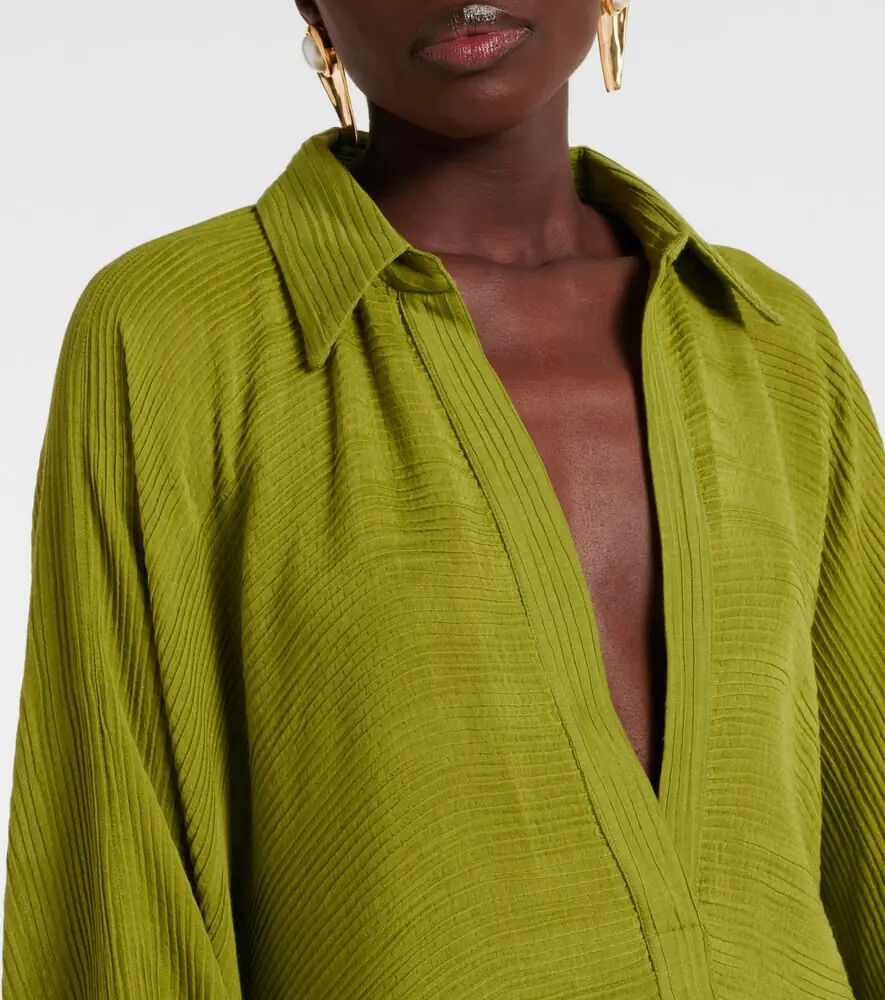 Taller Marmo Guadalupe pleated kaftan | Thumbnail 2 Taller Marmo Guadalupe pleated kaftan | Thumbnail 2