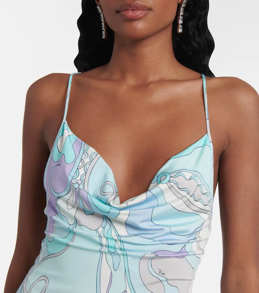 Pucci Orchidee jersey slip dress | Thumbnail 5