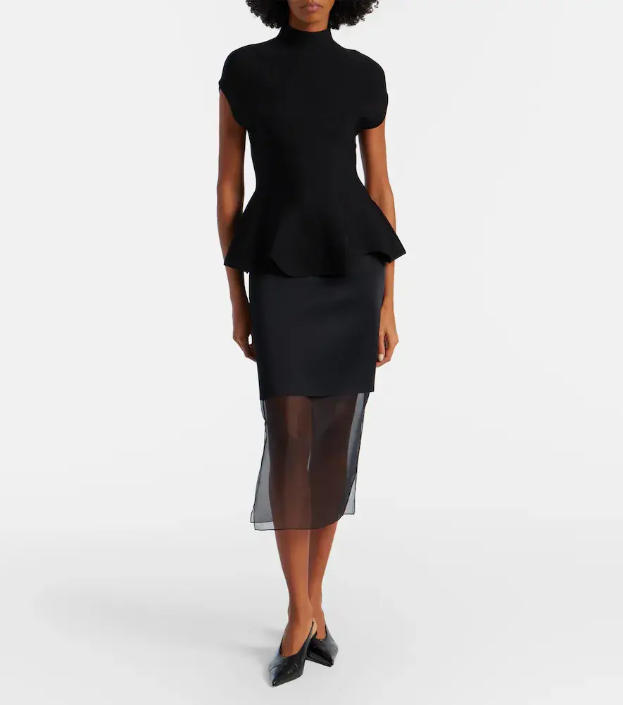 Khaite Andra peplum top | Thumbnail 2