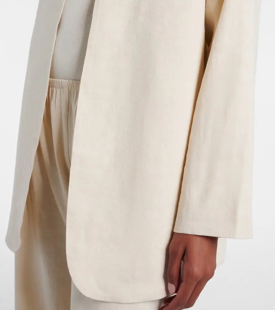LESET Belle linen-blend jacket | Thumbnail 3 LESET Belle linen-blend jacket | Thumbnail 3