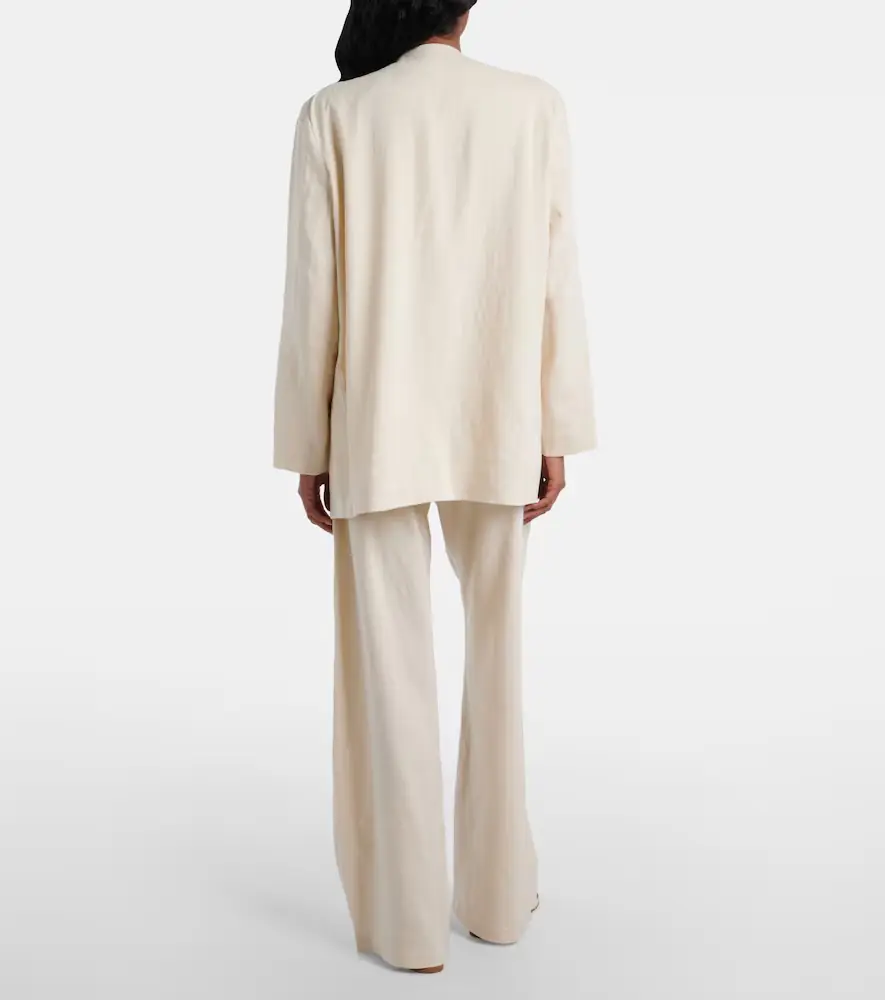 LESET Belle linen-blend jacket | Thumbnail 4 LESET Belle linen-blend jacket | Thumbnail 4