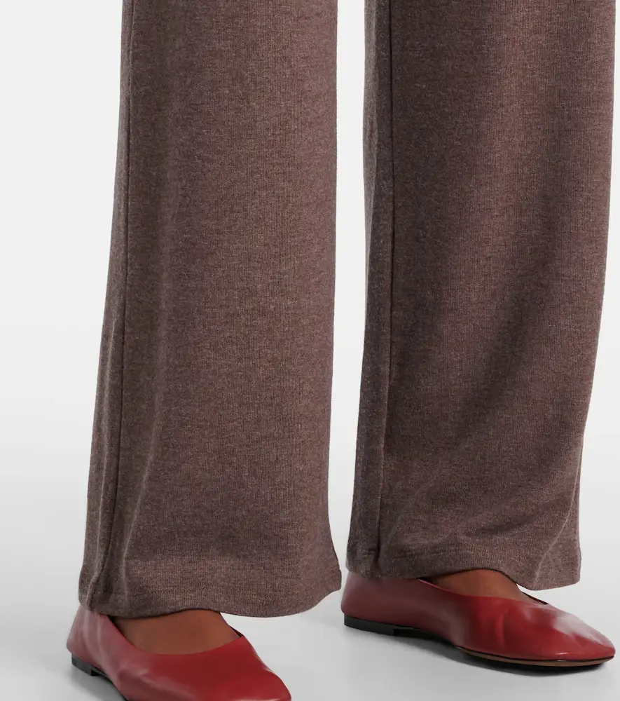 LESET Lauren mid-rise jersey wide-leg pants | Thumbnail 2 LESET Lauren mid-rise jersey wide-leg pants | Thumbnail 2