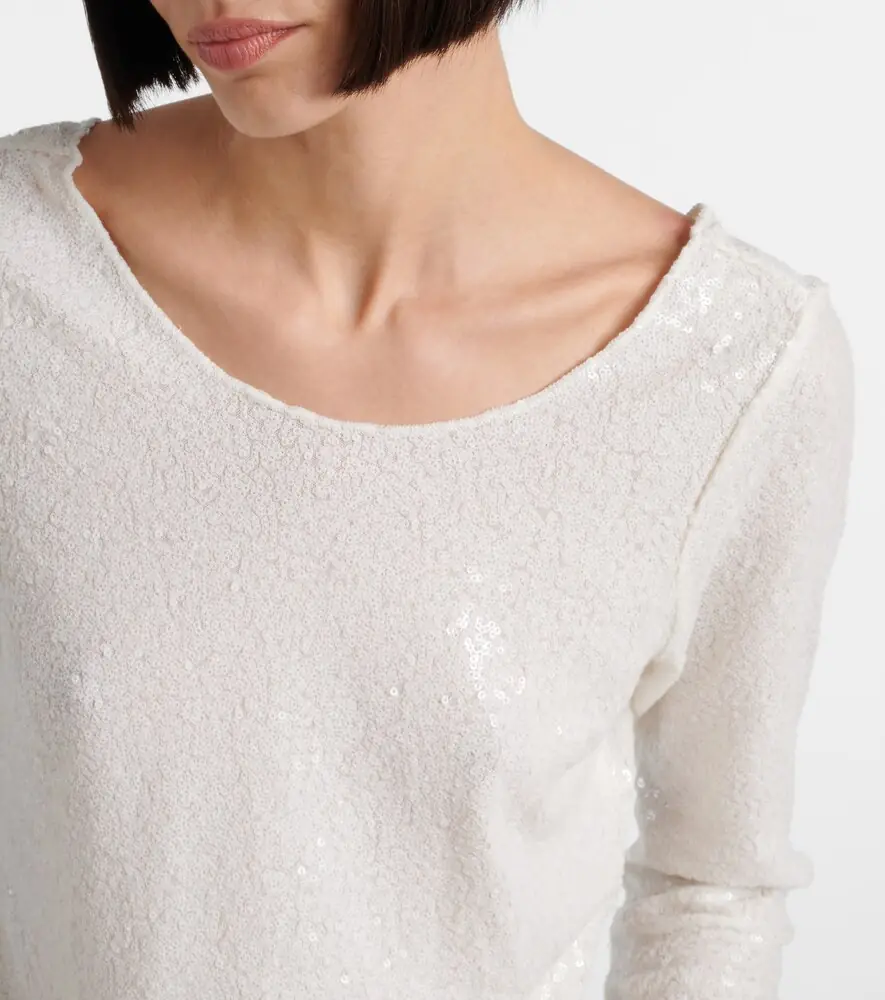 Polo Ralph Lauren Sequined jersey T-shirt | Thumbnail 3 Polo Ralph Lauren Sequined jersey T-shirt | Thumbnail 3