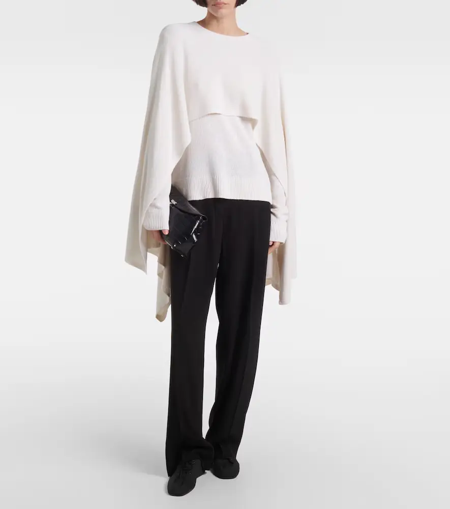 TOTEME Knitted silk cape | Thumbnail 5