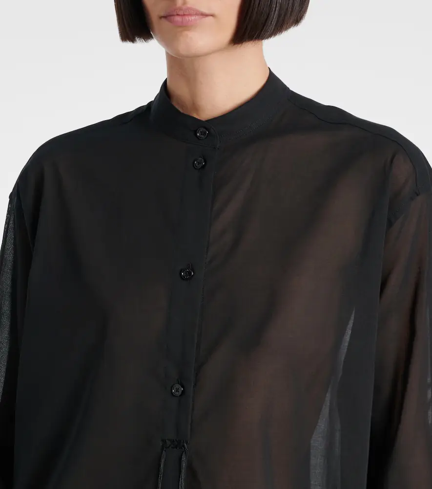 TOTEME Oversized cotton shirt | Thumbnail 2