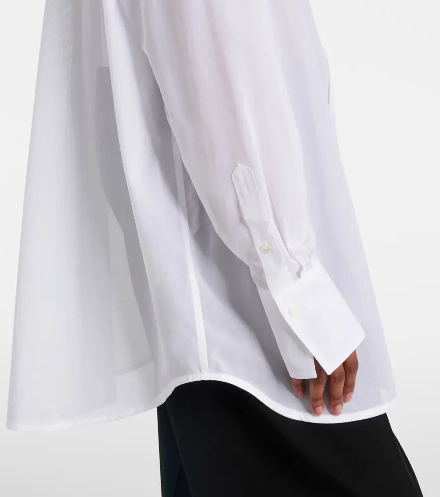 TOTEME Oversized cotton voile shirt | Thumbnail 2