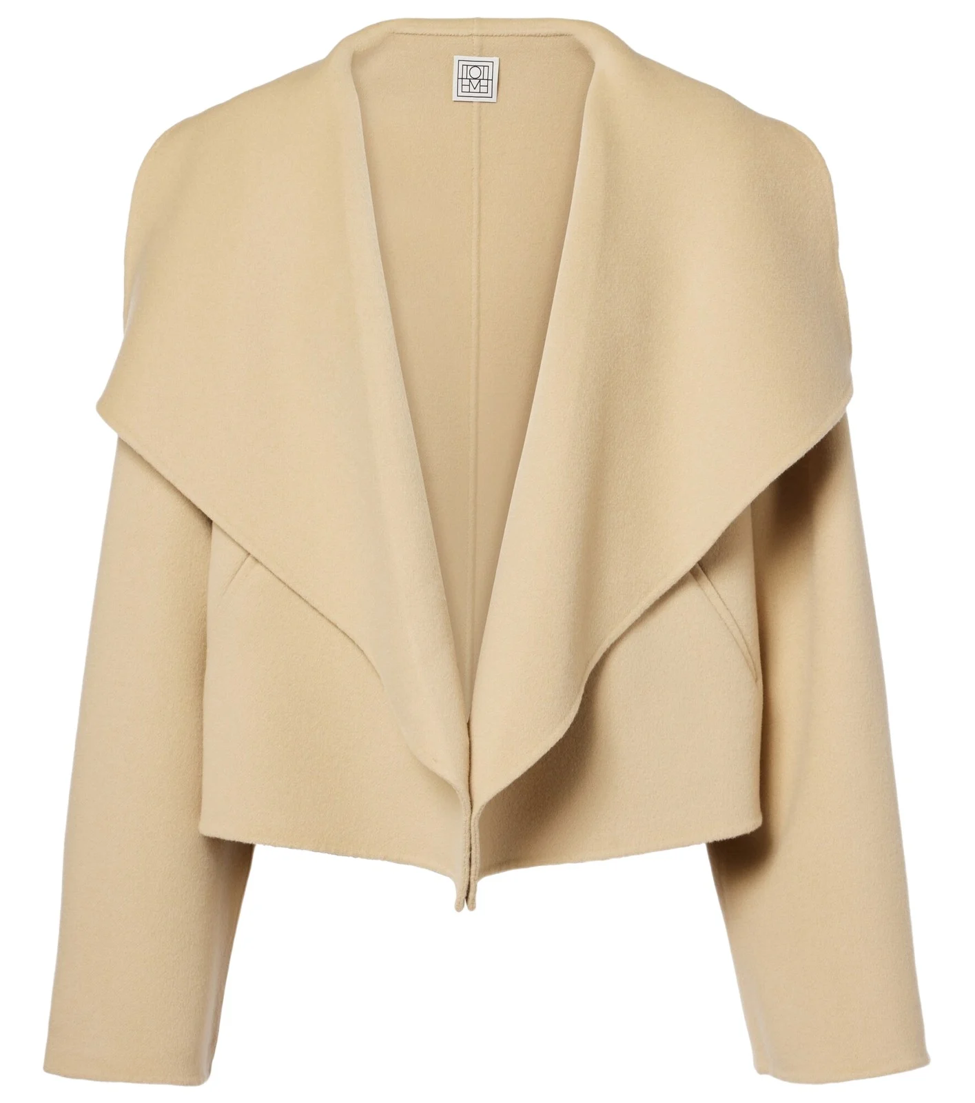 Signature cropped wool doublé jacket Signature cropped wool doublé jacket