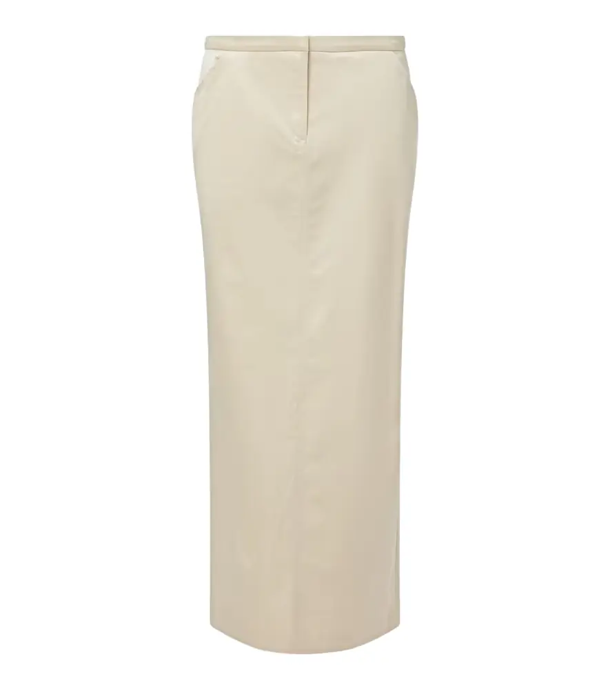 TOTEME Cotton-blend satin maxi skirt | Image 1 TOTEME Cotton-blend satin maxi skirt | Image 1