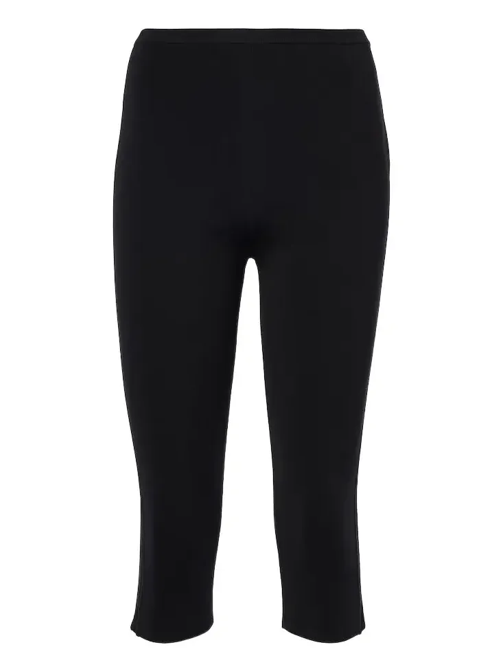 Jersey capri pants