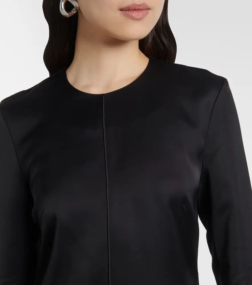 TOTEME Satin midi dress | Thumbnail 3 TOTEME Satin midi dress | Thumbnail 3