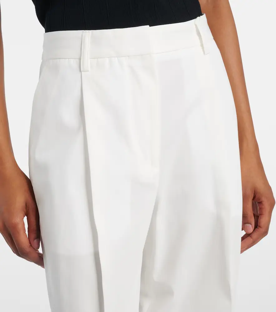 TOTEME High-rise cotton straight pants | Thumbnail 5 TOTEME High-rise cotton straight pants | Thumbnail 5