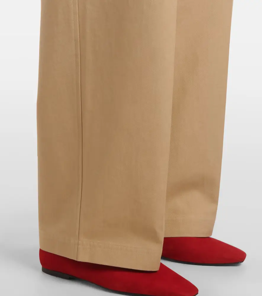 TOTEME Cotton wide-leg pants | Thumbnail 3