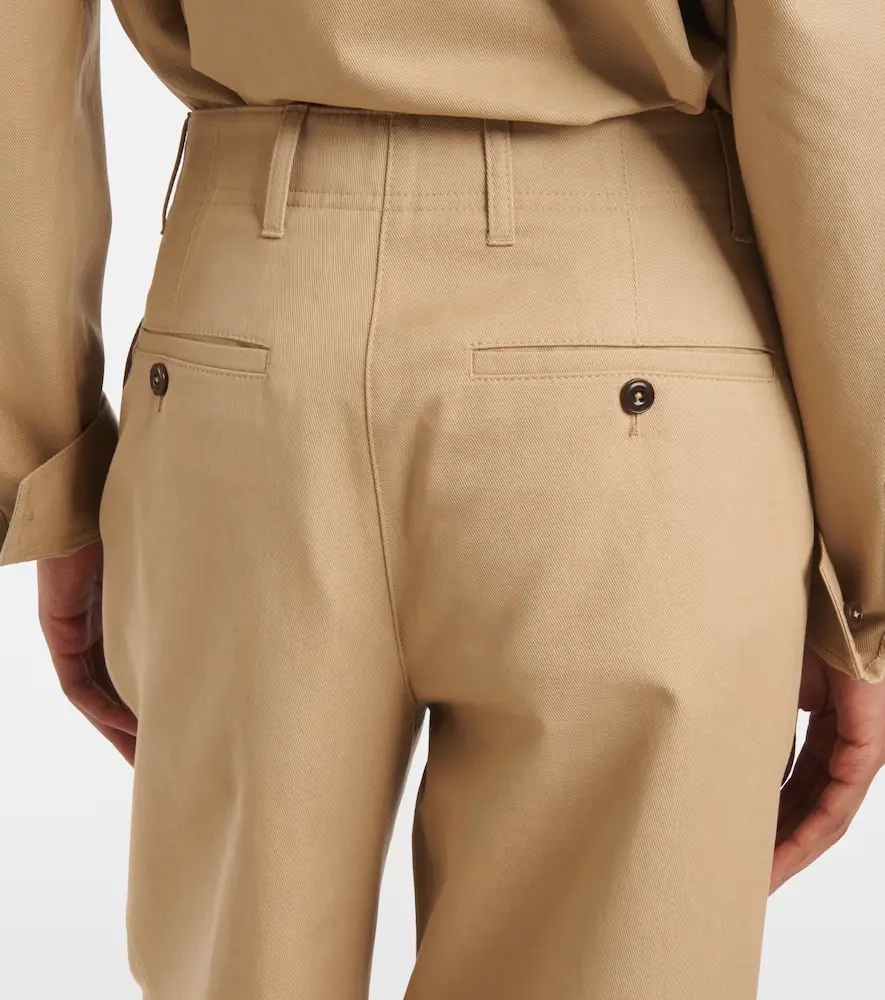 TOTEME Cotton wide-leg pants | Thumbnail 4