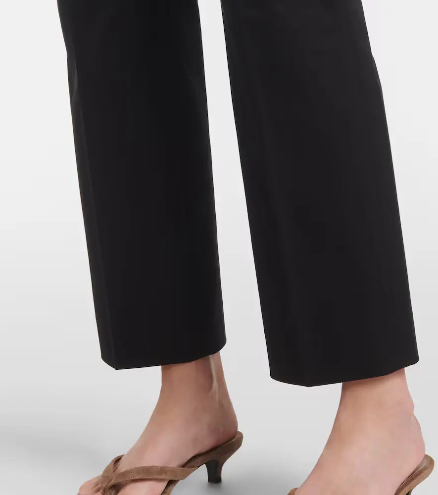 TOTEME Cotton-blend straight pants | Thumbnail 3 TOTEME Cotton-blend straight pants | Thumbnail 3