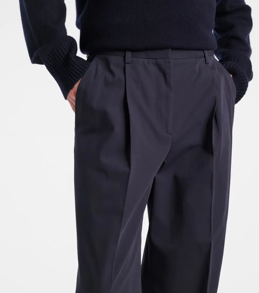 TOTEME High-rise cotton straight pants | Thumbnail 5 TOTEME High-rise cotton straight pants | Thumbnail 5