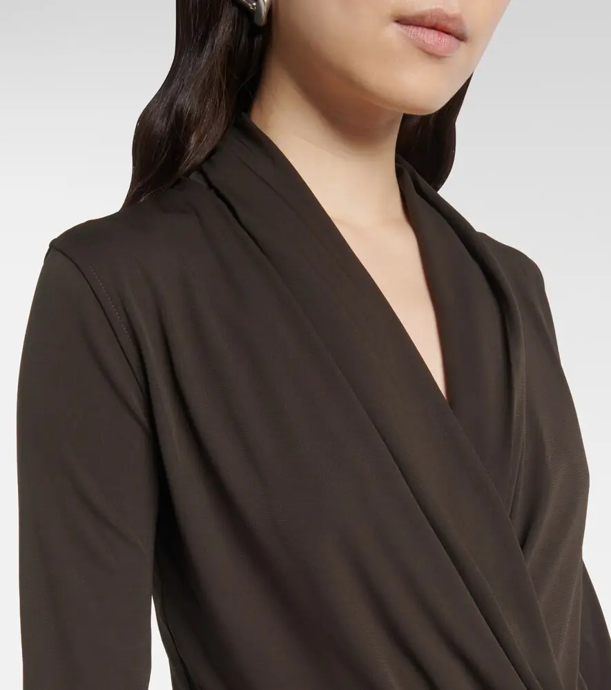 TOTEME Draped jersey top | Thumbnail 4 TOTEME Draped jersey top | Thumbnail 4