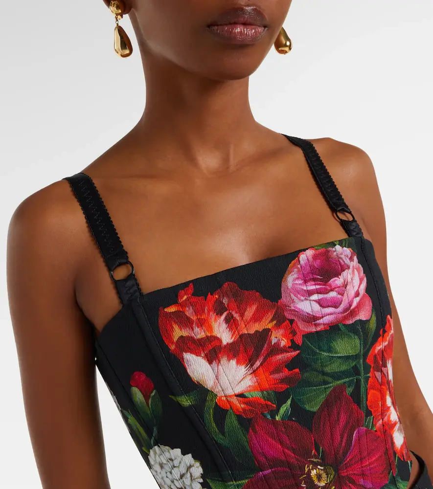 Dolce & Gabbana Floral bustier top | Thumbnail 4 Dolce & Gabbana Floral bustier top | Thumbnail 4