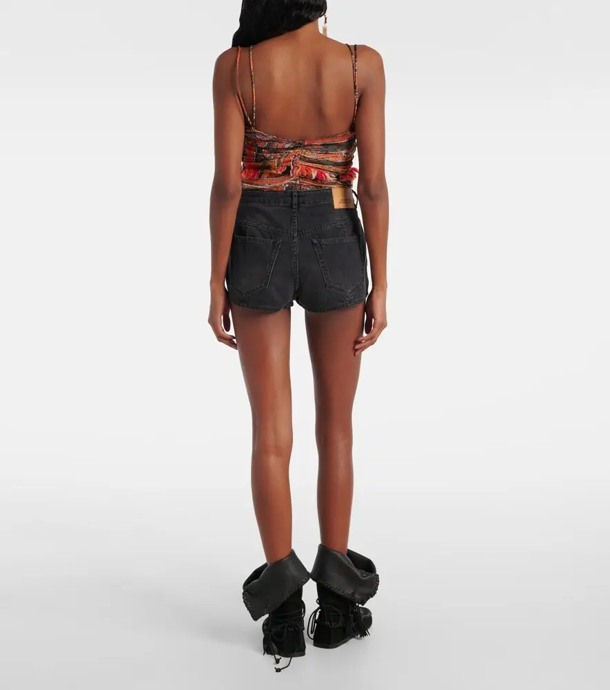 Isabel Marant Delma faded denim shorts | Thumbnail 3 Isabel Marant Delma faded denim shorts | Thumbnail 3