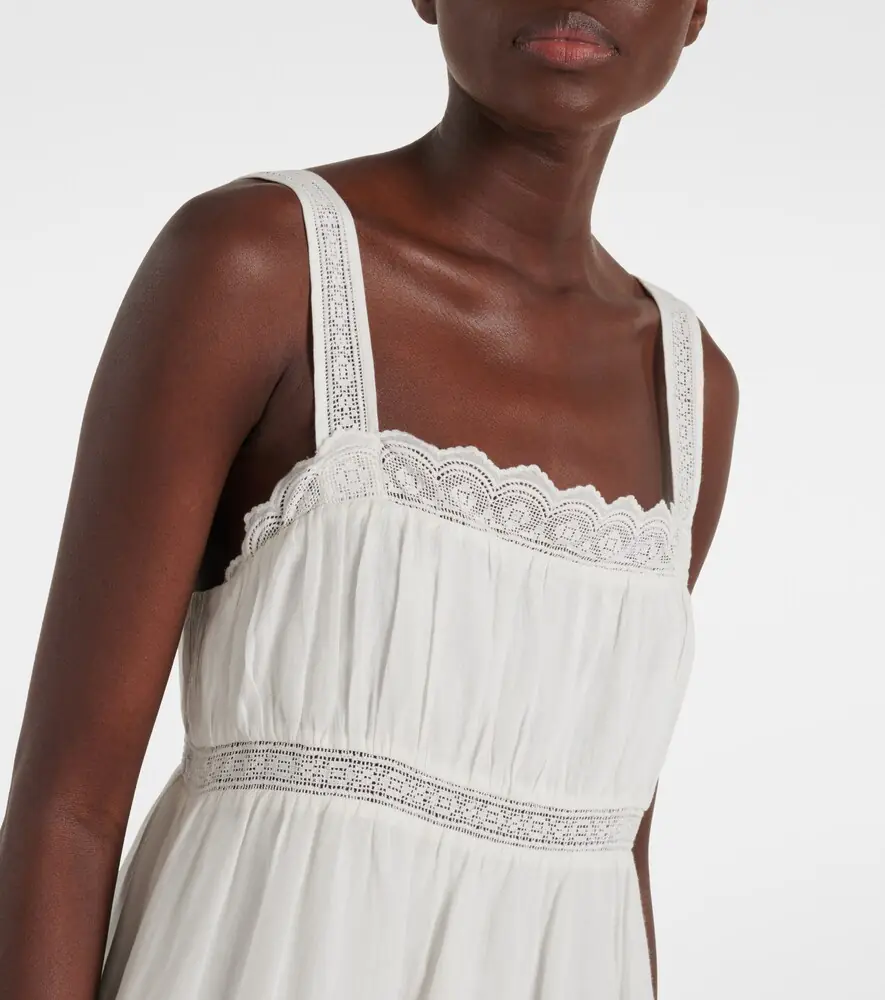 Posse Grace lace-trimmed maxi dress | Thumbnail 4