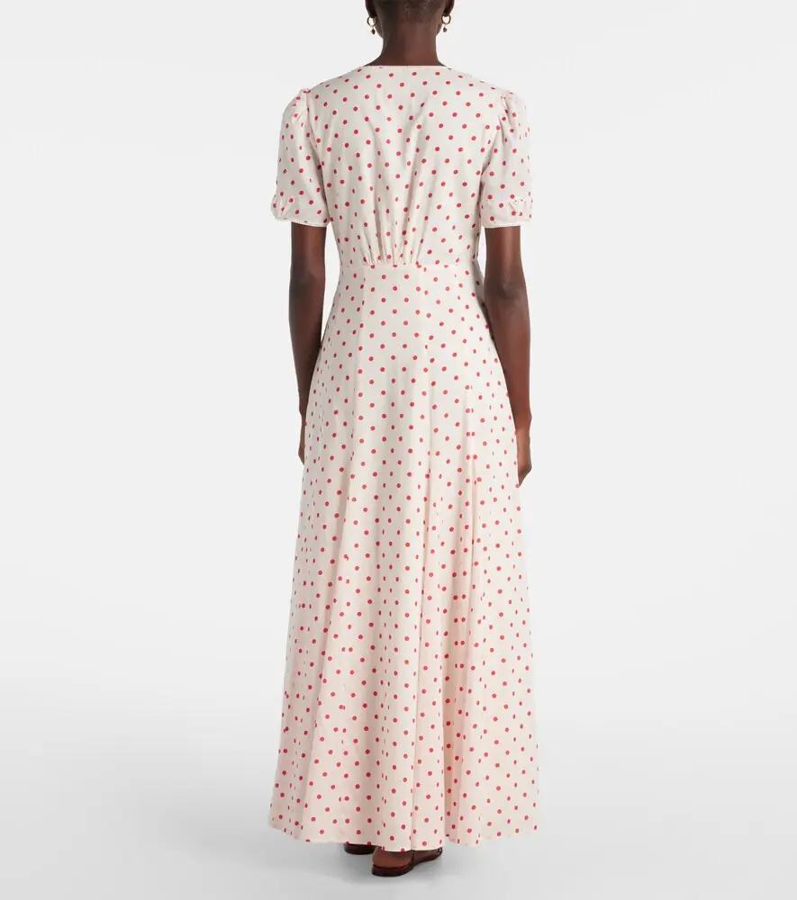 Posse Paloma polka-dot maxi dress | Thumbnail 3