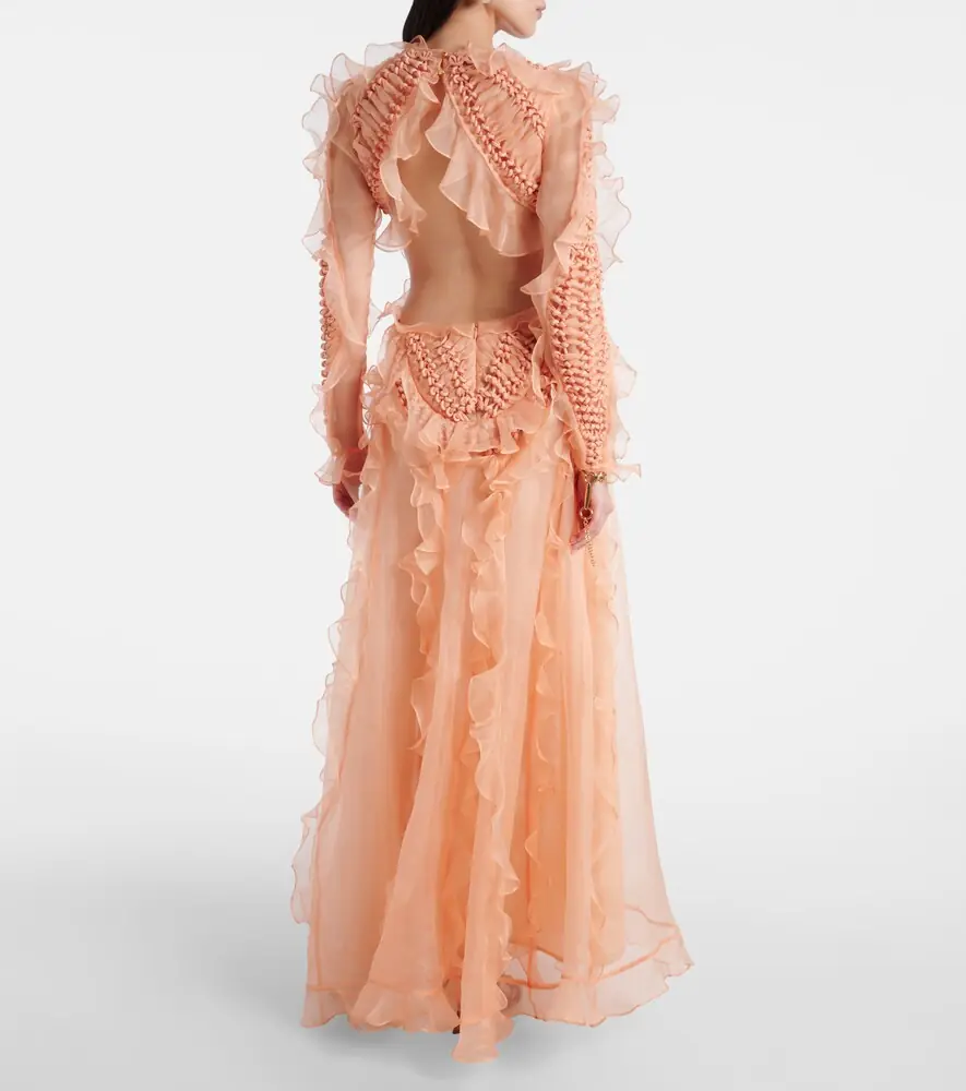 Zimmermann Balance ruffled silk organza maxi dress | Thumbnail 3