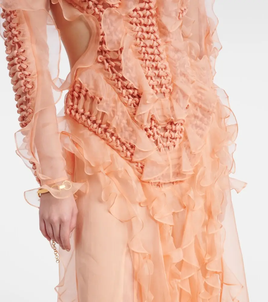 Zimmermann Balance ruffled silk organza maxi dress | Thumbnail 6