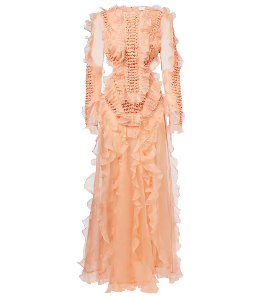 Zimmermann Balance ruffled silk organza maxi dress