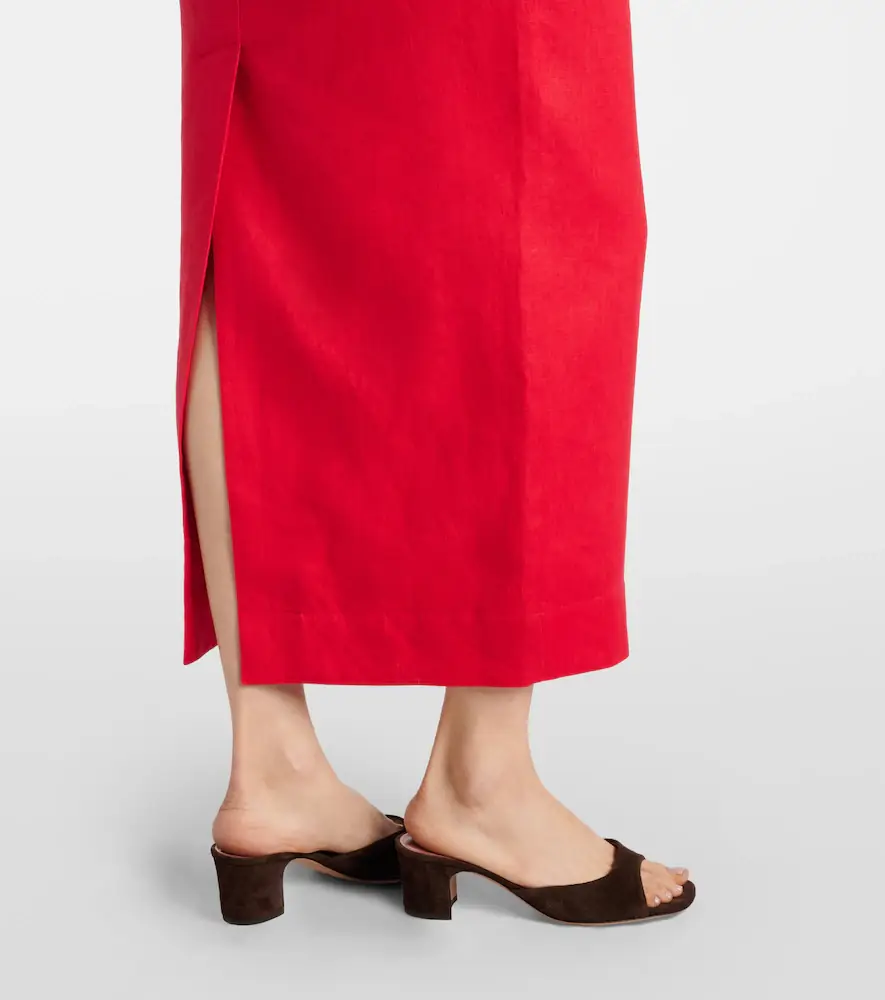 Posse Bonnie linen pencil skirt | Thumbnail 2 Posse Bonnie linen pencil skirt | Thumbnail 2