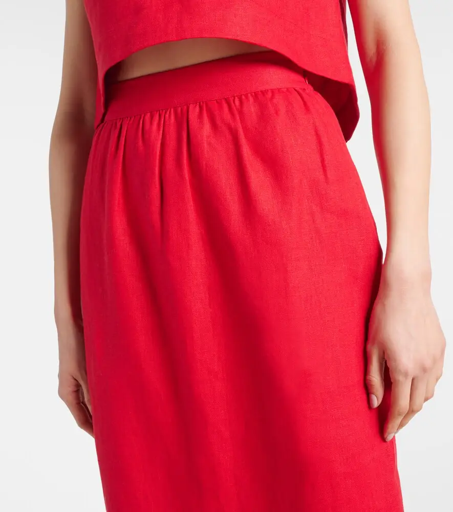 Posse Bonnie linen pencil skirt | Thumbnail 4 Posse Bonnie linen pencil skirt | Thumbnail 4
